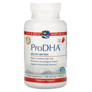 Mua Nordic Naturals ProDHA Strawberry 500 mg 120 Soft Gels giảm giá rẻ Hà nội TPHCM