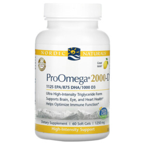 Mua Nordic Naturals ProOmega 2000-D Lemon 625 mg 60 Soft Gels giảm giá rẻ Hà nội TPHCM