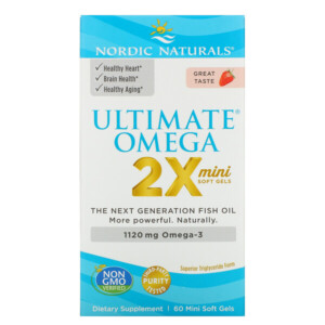 Mua Nordic Naturals Ultimate Omega 2X Teen Ages 12-18 Strawberry 60 Mini Soft Gels giảm giá rẻ Hà nội TPHCM