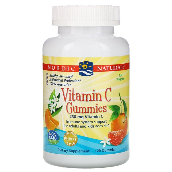 Nordic Naturals Vitamin C Gummies Tart Tangerine 125 mg 120 Gummies 2 Mua Nordic Naturals Vitamin C Gummies Tart Tangerine 250 mg 120 Gummies giảm giá rẻ Hà nội TPHCM