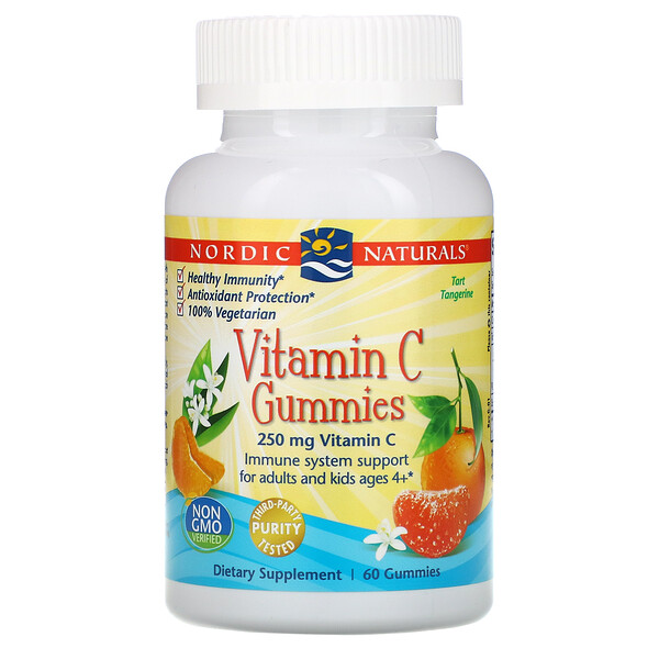 Mua Nordic Naturals Vitamin C Gummies Tart Tangerine 250 mg 60 Gummies giảm giá rẻ Hà nội TPHCM