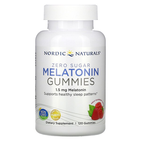 Mua Nordic Naturals Zero Sugar Melatonin Gummies Raspberry 1.5 mg 120 Gummies giảm giá rẻ Hà nội TPHCM