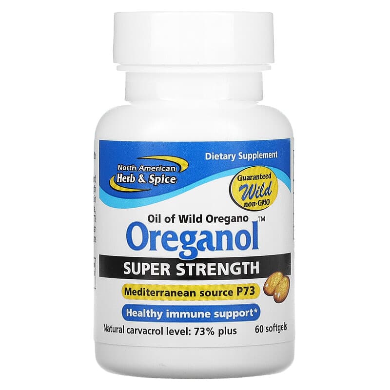 North American Herb & Spice Oreganol Super Strength 60 Softgels 3 north american herb spice oreganol super strength 60 softgels 7712