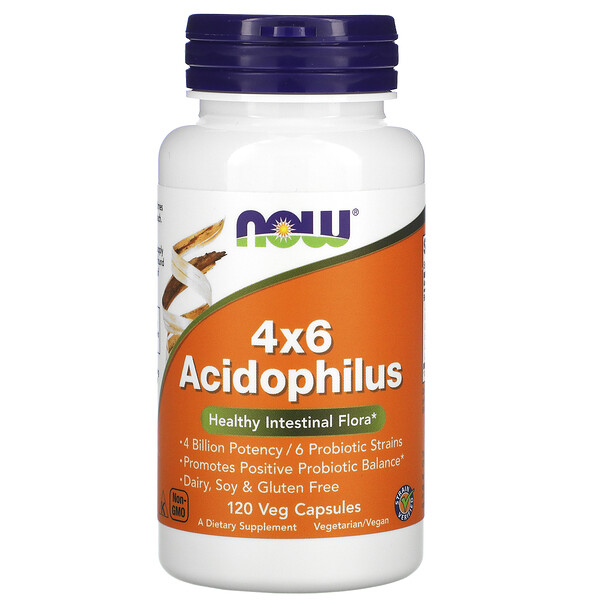 Now Foods 4x6 Acidophilus 120 Veg viên 3 now foods 4x6 acidophilus 120 veg capsules 1146