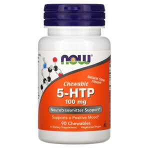 Mua Now Foods 5-HTP Natural Citrus Flavor 100 mg 90 viên nhai giảm giá rẻ Hà nội TPHCM