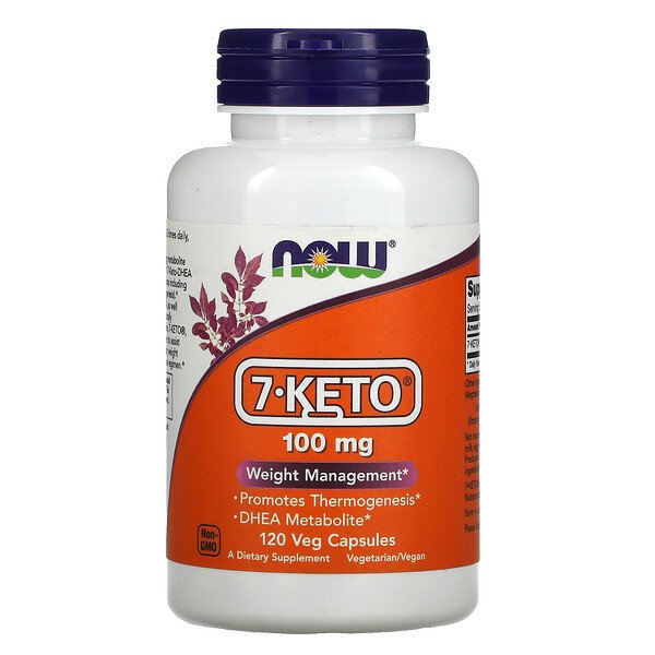 Now Foods 7-KETO 100 mg 120 Veg viên 2 now foods 7 keto 100 mg 120 veg capsules 42022