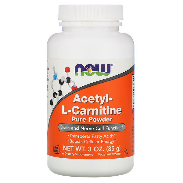 Now Foods Acetyl-L-Carnitine 3 oz (85 g) 3 now foods acetyl l carnitine 3 oz 85 g 373