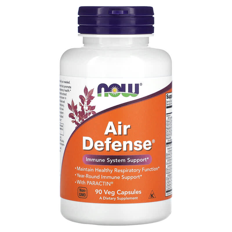 NOW Foods Air Defense Immune System Support 90 Veg Capsules 3 NOW Foods Air Defense Immune System Support 90 Veg Capsules 733739033727