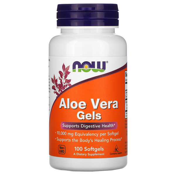 Now Foods Aloe Vera Gels 100 Softgels 3 now foods aloe vera gels 100 softgels 381