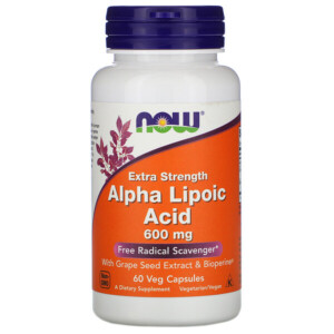 Mua Now Foods Alpha Lipoic Acid Extra Strength 600 mg 60 Veg viên giảm giá rẻ Hà nội TPHCM