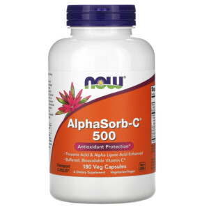 Mua Now Foods AlphaSorb-C 500 180 Veg viên giảm giá rẻ Hà nội TPHCM