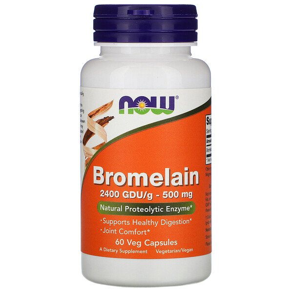 Now Foods Bromelain 500 mg 60 Veg viên 3 now foods bromelain 500 mg 60 veg capsules 309