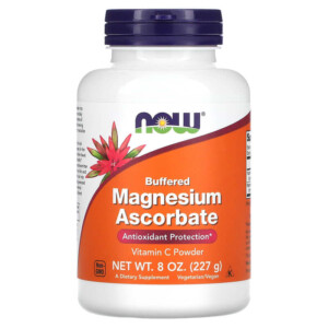 NOW Foods Buffered Magnesium Ascorbate Vitamin C Powder 8 oz (227 g) 733739007568
