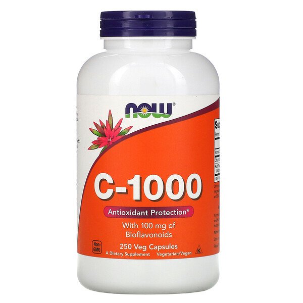 Mua Now Foods C-1000 With 100 mg of Bioflavonoids 250 Veg viên giảm giá rẻ Hà nội TPHCM