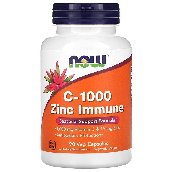 Mua Now Foods C-1000 Zinc Immune Vitamin C 1