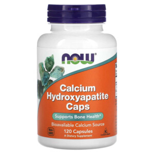 NOW Foods Calcium Hydroxyapatite Caps 120 Capsules 733739012531