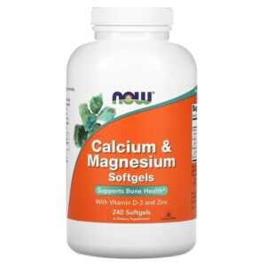 Mua Now Foods Calcium & Magnesium with Vitamin D-3 and Zinc 240 Softgels giảm giá rẻ Hà nội TPHCM