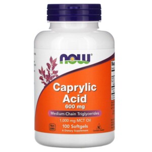 Mua Now Foods Caprylic Acid 600 mg 100 Softgels giảm giá rẻ Hà nội TPHCM