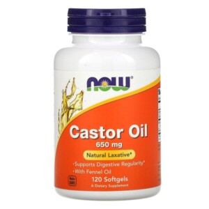 Mua Now Foods Castor Oil 650 mg 120 Softgels giảm giá rẻ Hà nội TPHCM