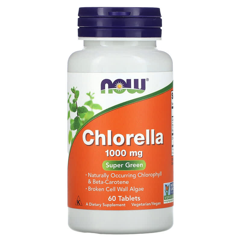 NOW Foods Chlorella 1.000 mg 60 Tablets 3 NOW Foods Chlorella 1.000 mg 60 Tablets 733739026309