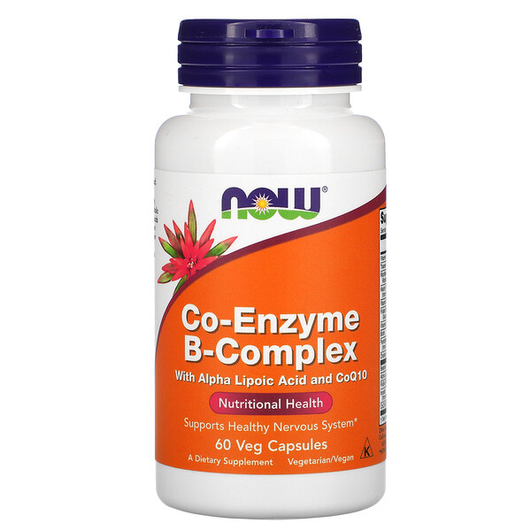NOW Foods Co-Enzyme B-Complex 60 Veg Capsules 2 Mua Now Foods Co-Enzyme B-Complex 60 Veg viên giảm giá rẻ Hà nội TPHCM
