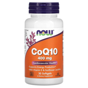 NOW Foods CoQ10 400 mg 30 Softgels 733739031990