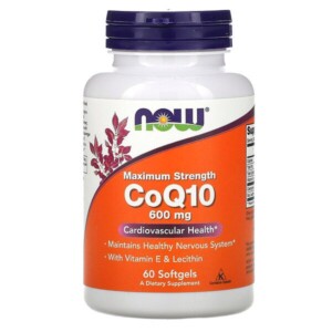 Mua Now Foods CoQ10 with Vitamin E & Lecithin Maximum Strength 600 mg 60 Softgels giảm giá rẻ Hà nội TPHCM