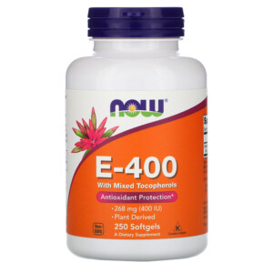 Mua Now Foods E-400 with Mixed Tocopherols 268 mg 400 IU 250 Softgels giảm giá rẻ Hà nội TPHCM