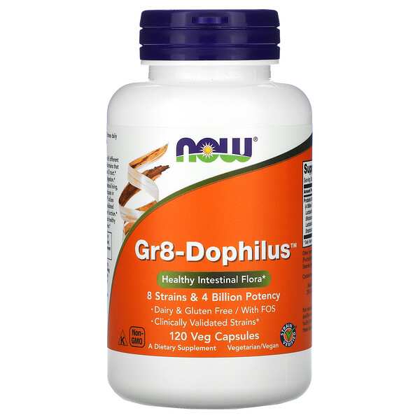 Now Foods Gr8-Dophilus 120 Veg viên 3 now foods gr8 dophilus 120 veg capsules 40261