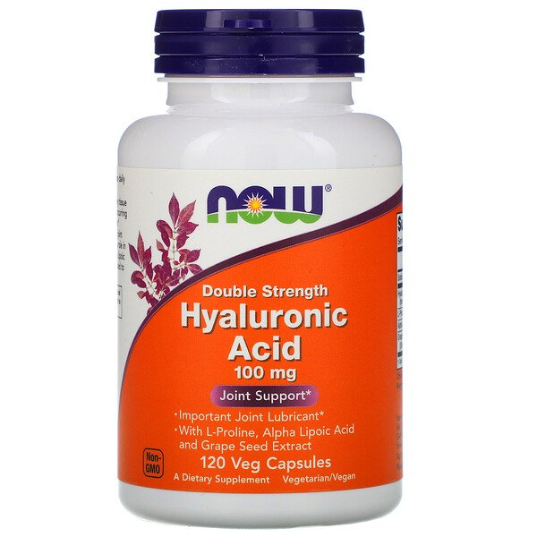 Mua Now Foods Hyaluronic Acid Double Strength 100 mg 120 Veg viên giảm giá rẻ Hà nội TPHCM