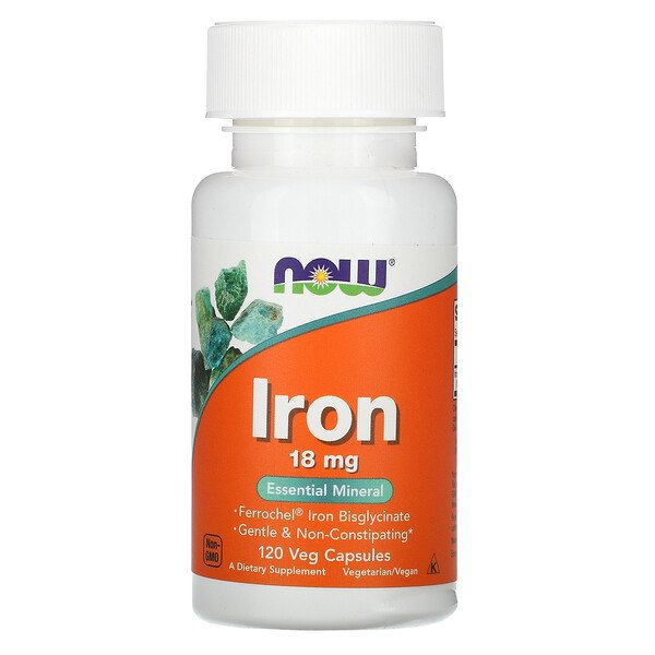 NOW Foods Iron 18 mg 120 Veg Capsules 1 Mua Now Foods Iron 18 mg 120 Veg viên giảm giá rẻ Hà nội TPHCM