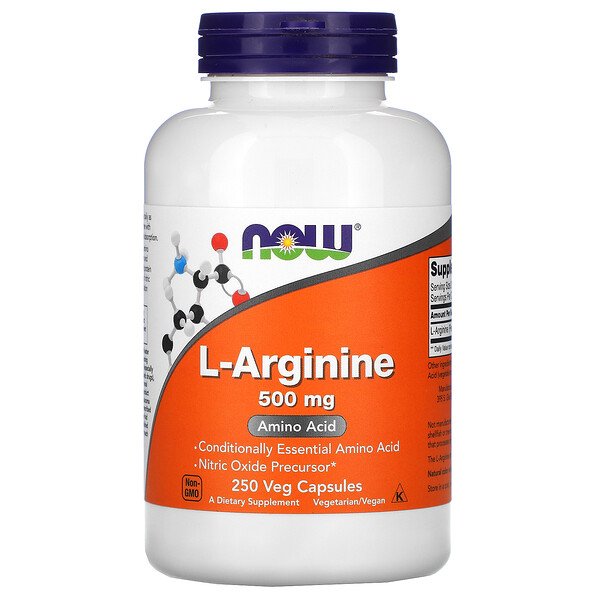 NOW Foods L-Arginine 500 mg 250 Veg Capsules 3 Mua Now Foods L-Arginine 500 mg 250 viên giảm giá rẻ Hà nội TPHCM