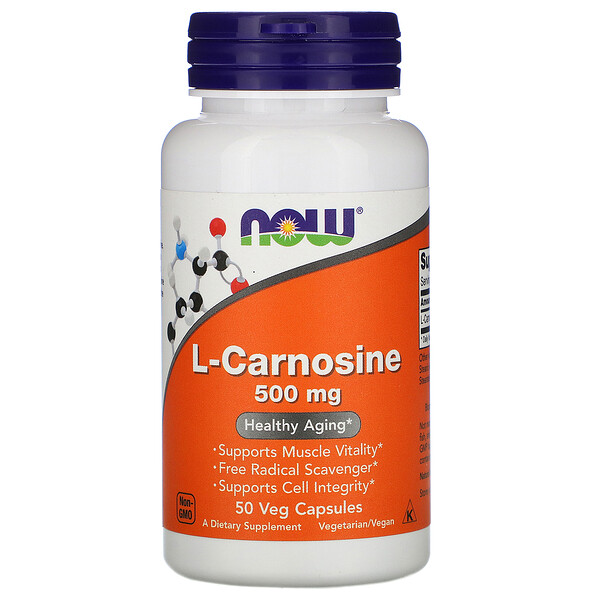 Now Foods L-Carnosine 500 mg 50 Veg viên 3 now foods l carnosine 500 mg 50 veg capsules 308