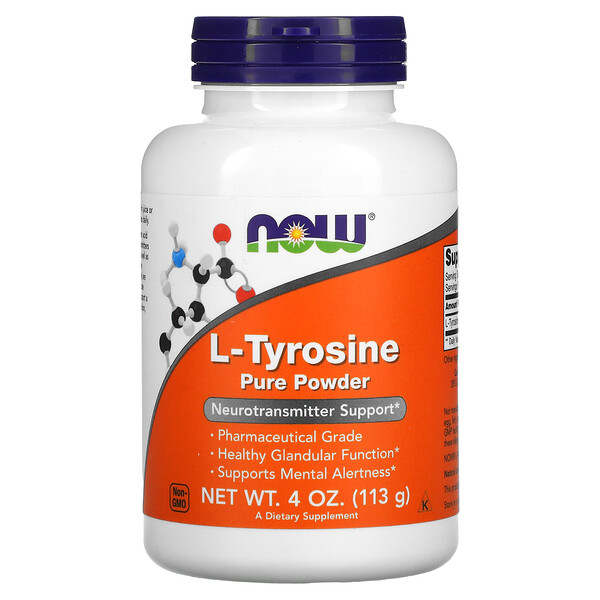 Now Foods L-Tyrosine Pure Powder 4 oz (113 g) 3 now foods l tyrosine pure powder 4 oz 113 g 839