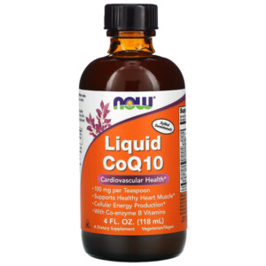 Mua Now Foods Liquid CoQ10 100 mg 4 oz 118 ml giảm giá rẻ Hà nội TPHCM