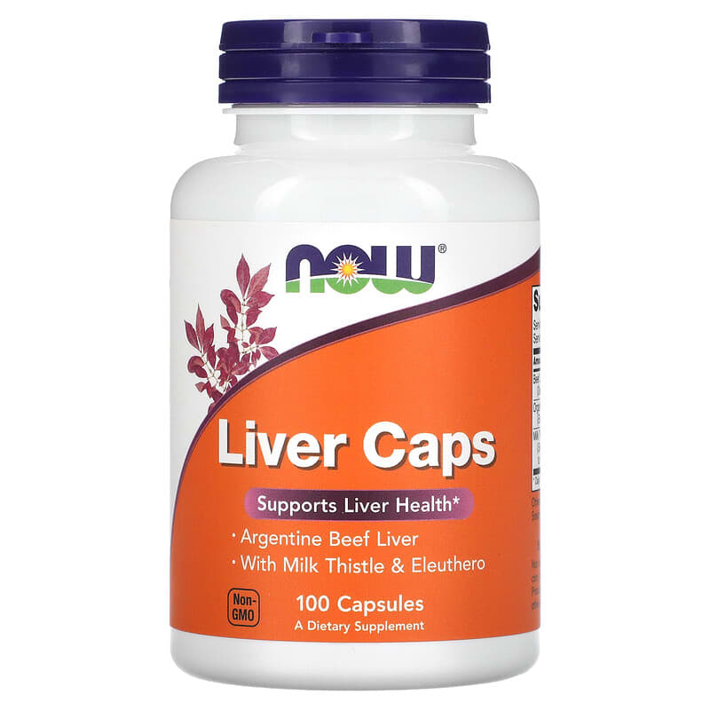 NOW Foods Liver Caps 100 Capsules 3 NOW Foods Liver Caps 100 Capsules 733739024329
