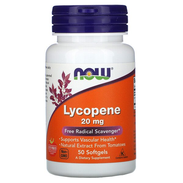 Mua Now Foods Lycopene 20 mg 50 Softgels giảm giá rẻ Hà nội TPHCM