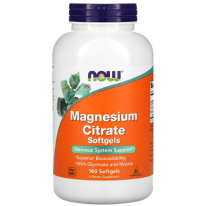 Mua Now Foods Magnesium Citrate 180 Softgels giảm giá rẻ Hà nội TPHCM