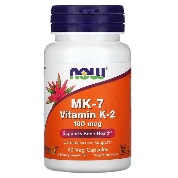 NOW Foods MK-7 Vitamin K-2 100 mcg 60 Veg Capsules 2 Mua Now Foods MK-7 Vitamin K-2 100 mcg 60 Veg viên giảm giá rẻ Hà nội TPHCM