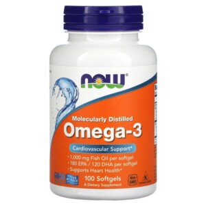 Mua Now Foods Molecularly Distilled Omega-3 100 Softgels giảm giá rẻ Hà nội TPHCM