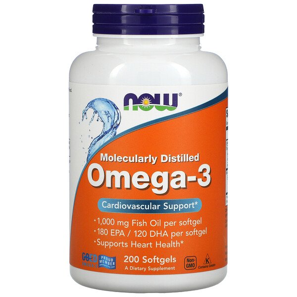 Now Foods Molecularly Distilled Omega-3 200 Softgels 3 now foods molecularly distilled omega 3 200 softgels 323