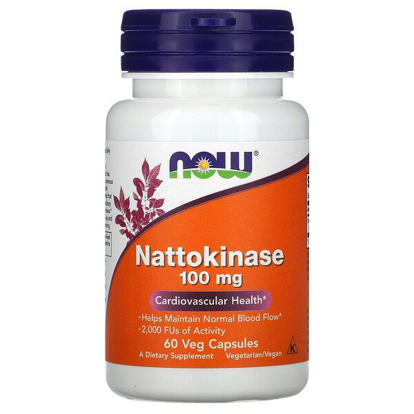 Now Foods Nattokinase 100 mg 60 Veg viên 3 now foods nattokinase 100 mg 60 veg capsules 4516