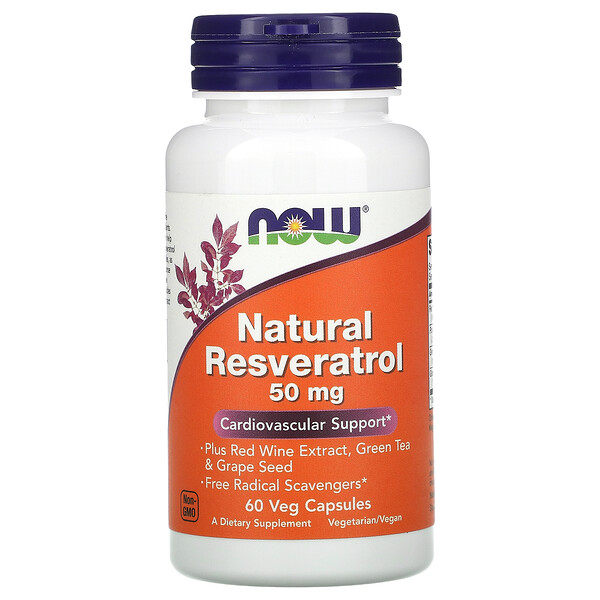 Mua Now Foods Natural Resveratrol 50 mg 60 Veg viên giảm giá rẻ Hà nội TPHCM