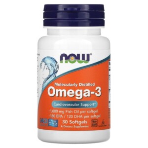Mua Now Foods Omega-3 Molecularly Distilled 30 Softgels giảm giá rẻ Hà nội TPHCM