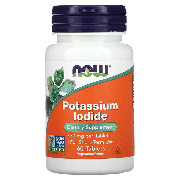 Mua Now Foods Potassium Iodide 30 mg 60 viên giảm giá rẻ Hà nội TPHCM