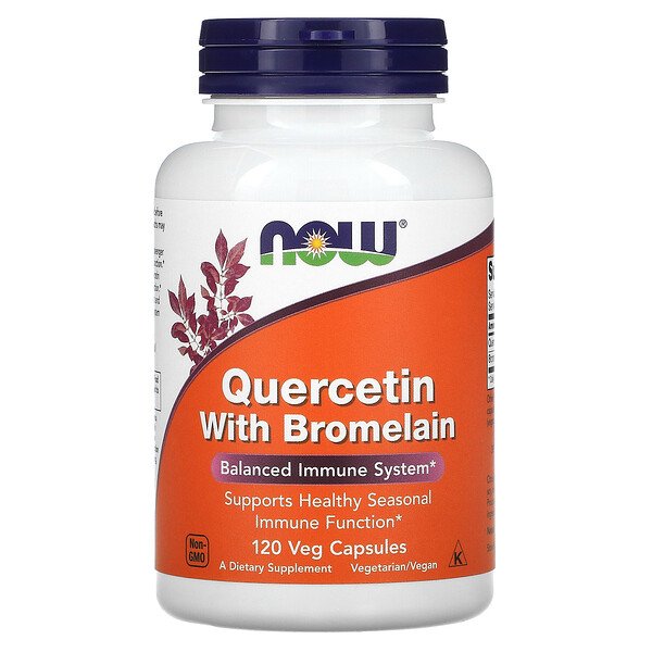 Mua Now Foods Quercetin with Bromelain 120 Veg viên giảm giá rẻ Hà nội TPHCM