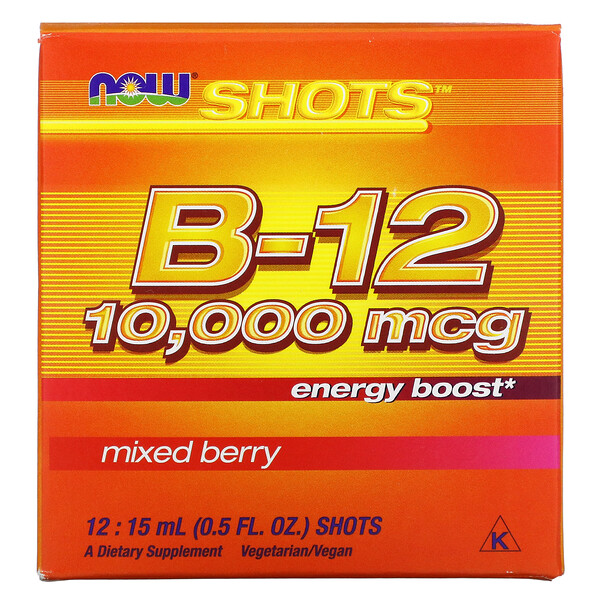 Mua Now Foods Shots B-12 Mixed Berry 10