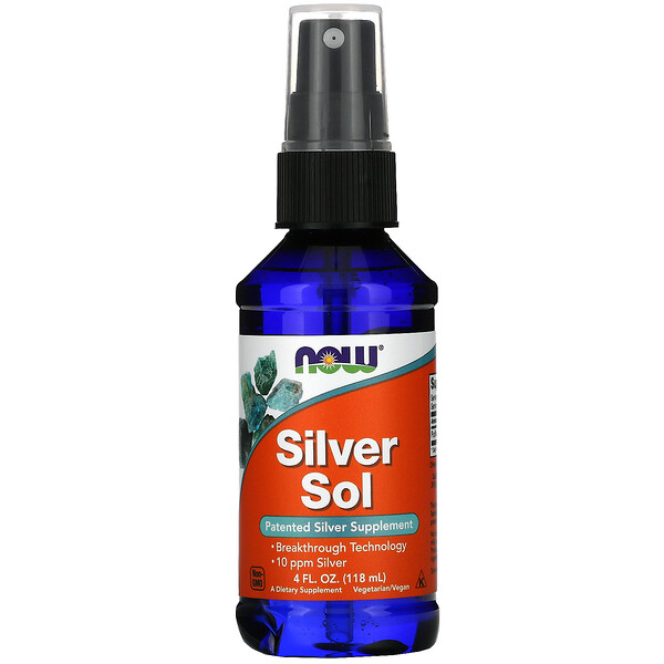 Mua Now Foods Silver Sol 4 oz 118 ml giảm giá rẻ Hà nội TPHCM
