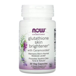 Mua Now Foods Solutions Glutathione Skin Brightener 30 Veg viên giảm giá rẻ Hà nội TPHCM
