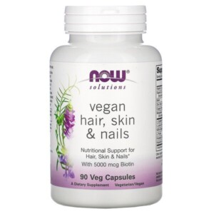 Mua Now Foods Solutions Vegan Hair Skin & Nails 90 Veg viên giảm giá rẻ Hà nội TPHCM